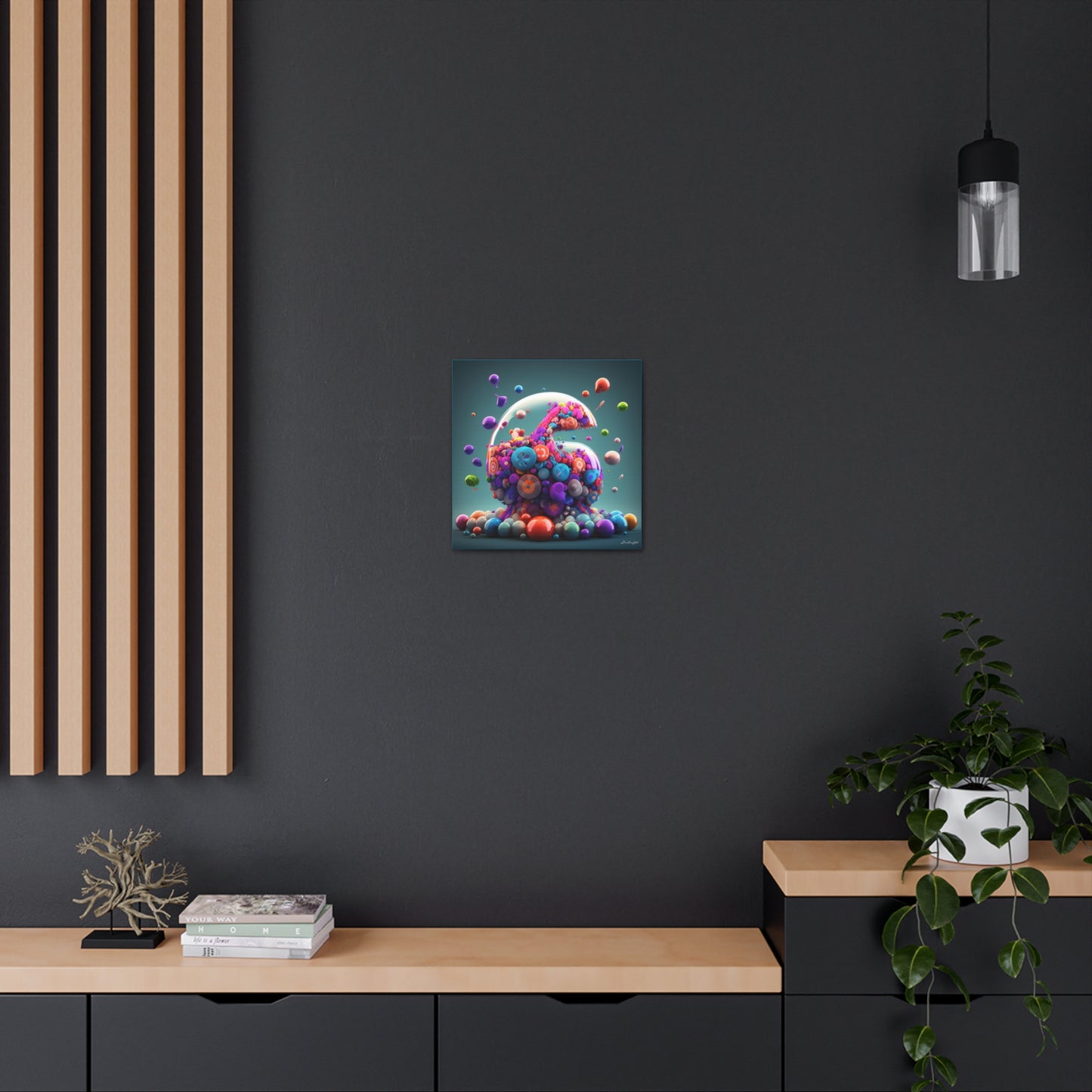 Candy Gummy Colorful Candy Like Jar Bliss Canvas Gallery Wraps