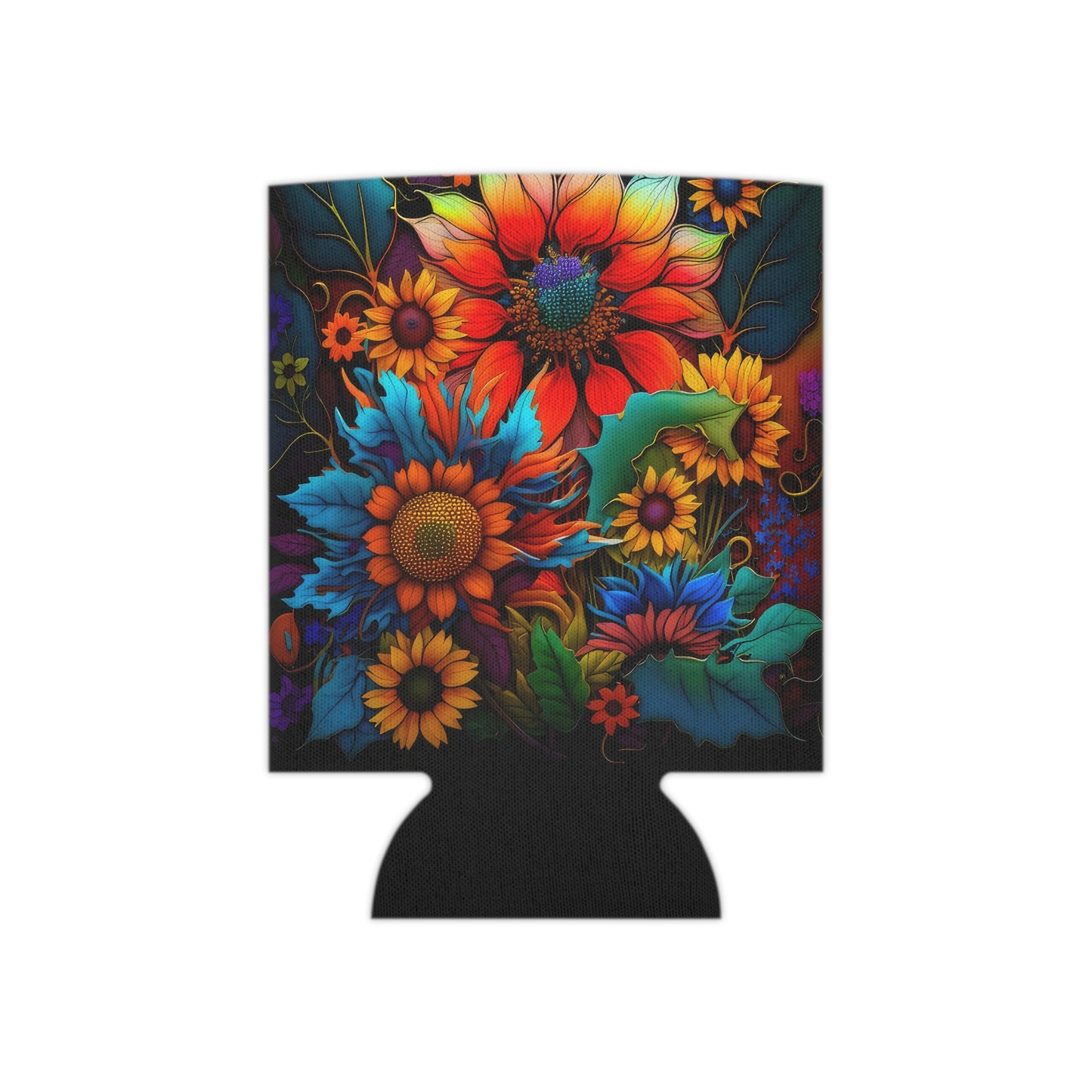 Bold And Beautiful Flowers Style One Can Cooler