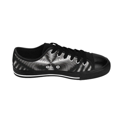 Beautiful Stars Abstract Star Style Black And White Women's Sneakers