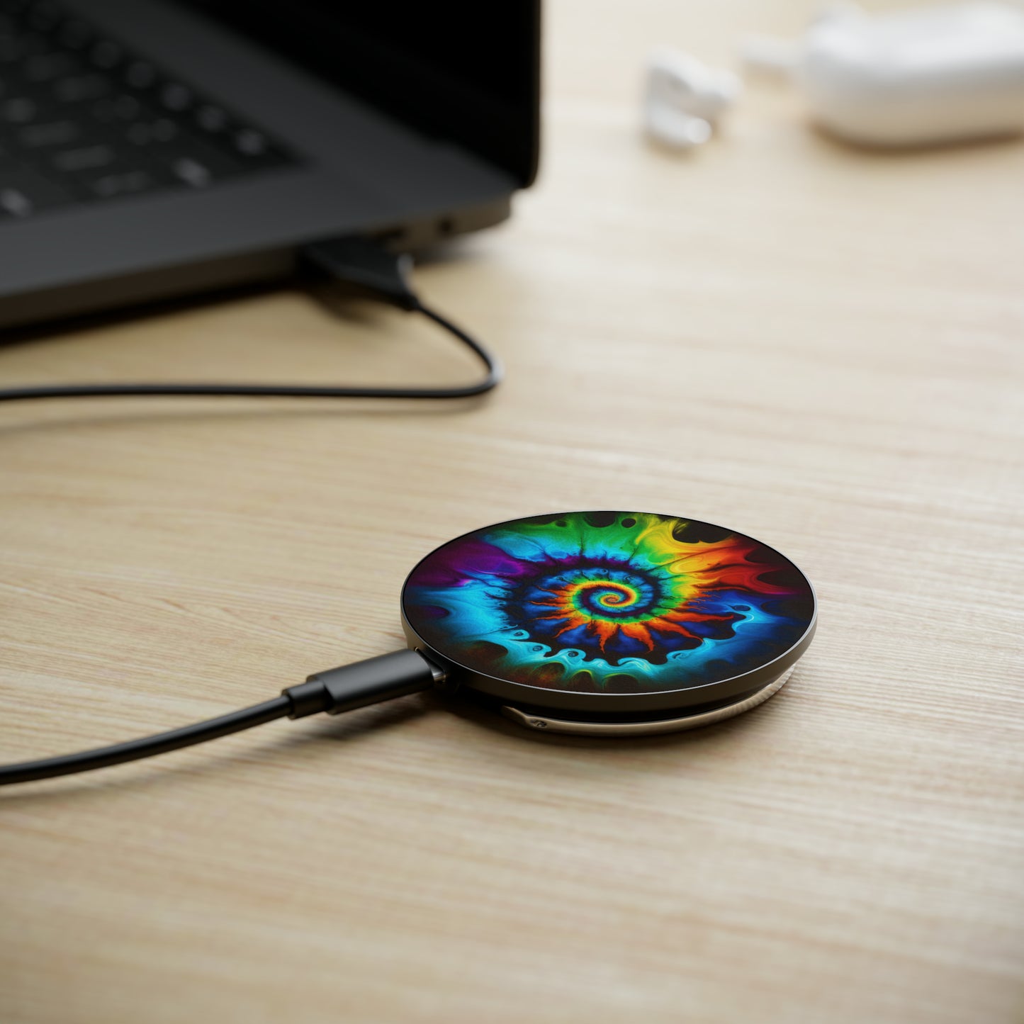 Bold And Beautiful Tie Dye Style 1 Magnetic Induction Charger