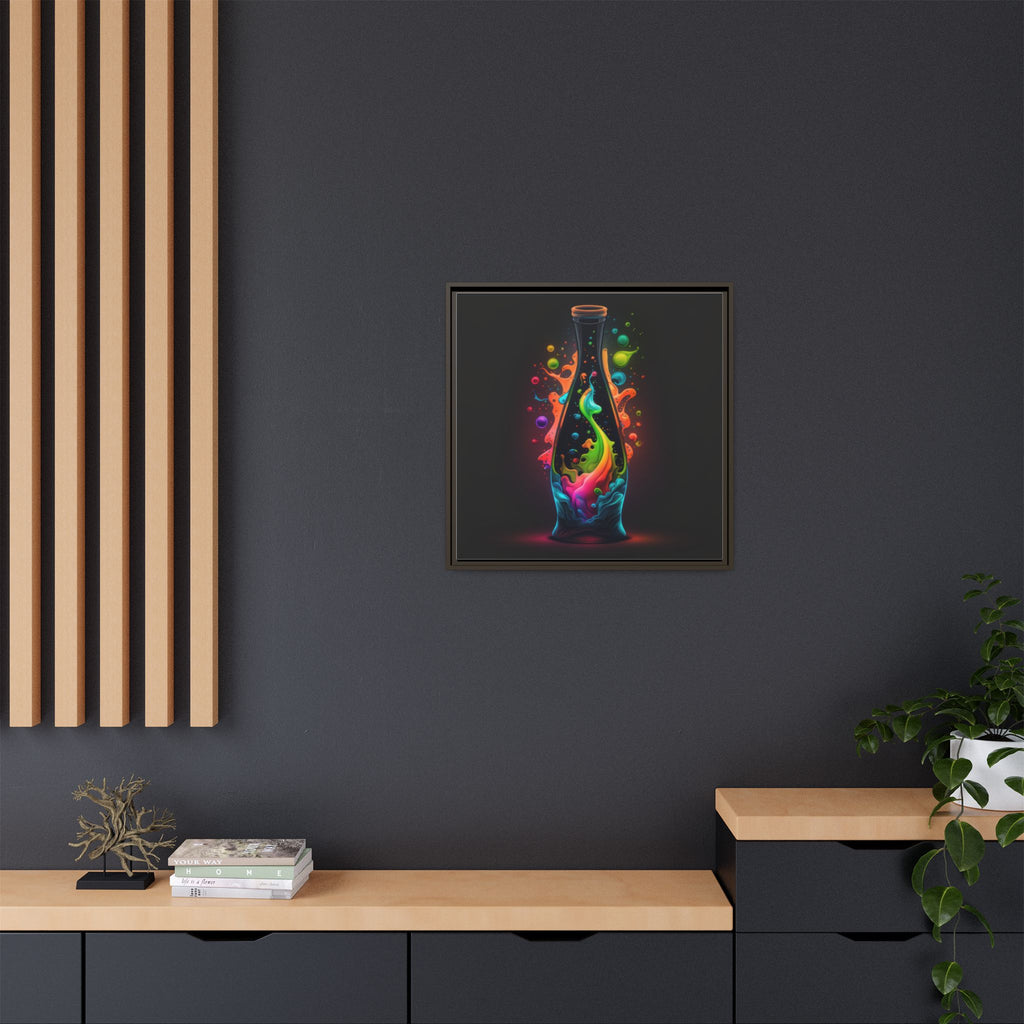 Chromatic Ascent, Art Print — Colorful Modern Wall Canvas