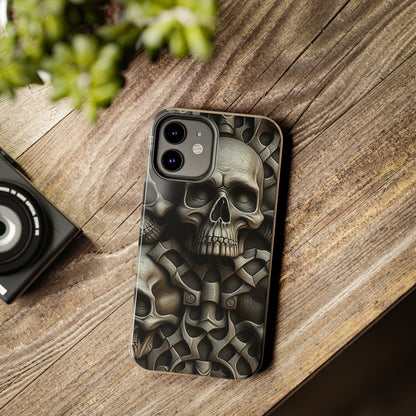 Metallic Chrome Skulls and classic Designed 19 Tough Phone Cases