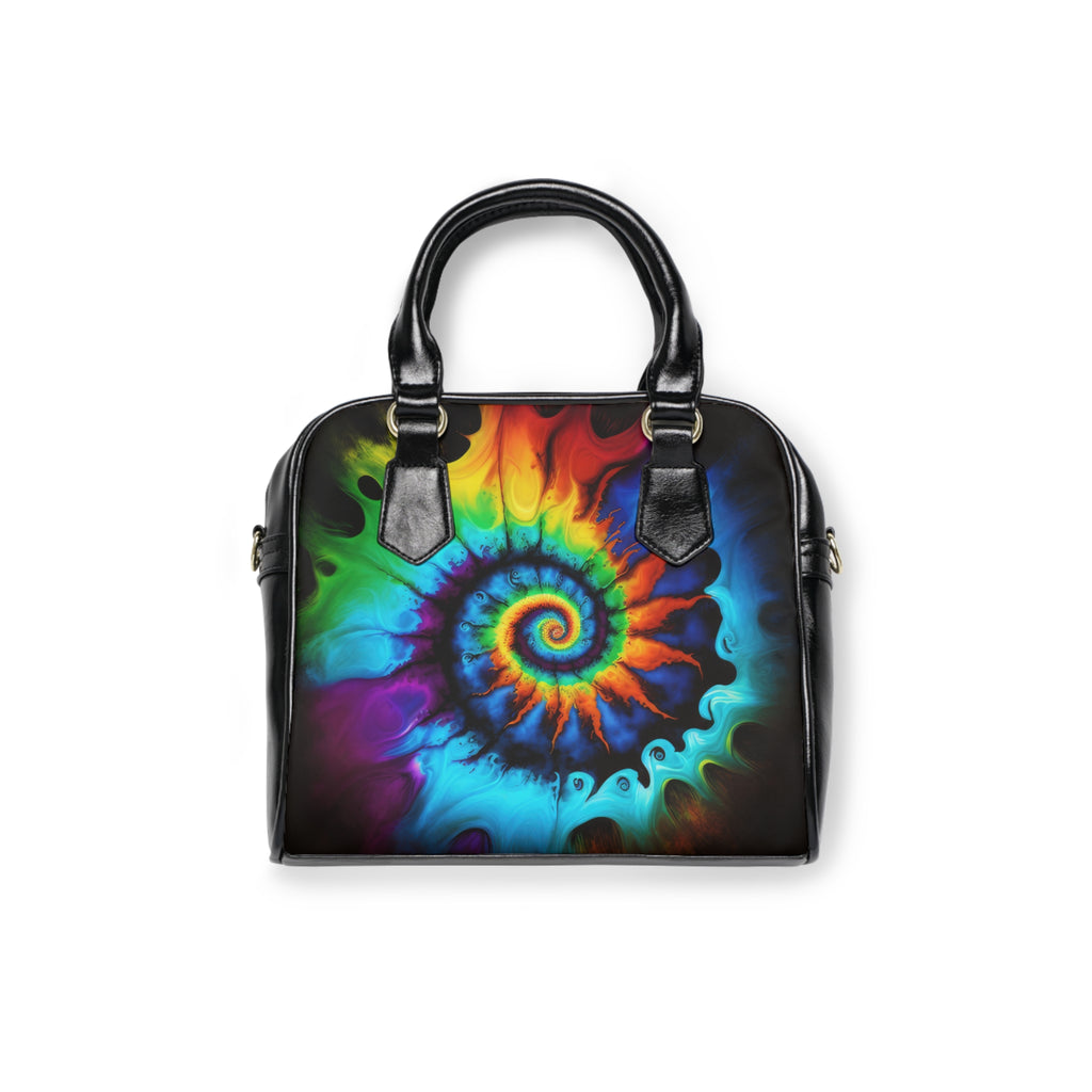 Bold And Beautiful Tie Dye Style One Shoulder Handbag