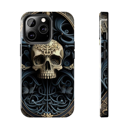 Metallic Chrome Skulls and classic Designed 6 Tough Phone Cases