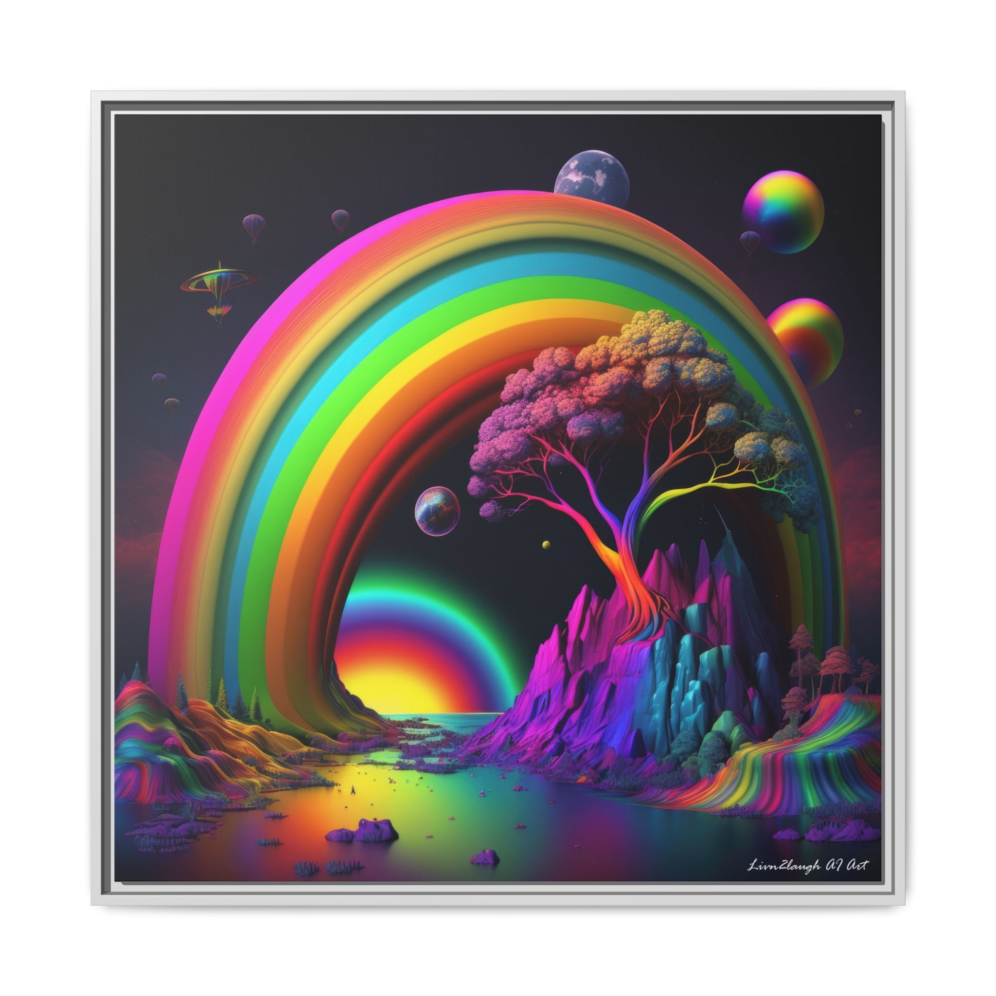 Arc of Infinite Wonder, Art Print — Colorful Modern Wall Canvas