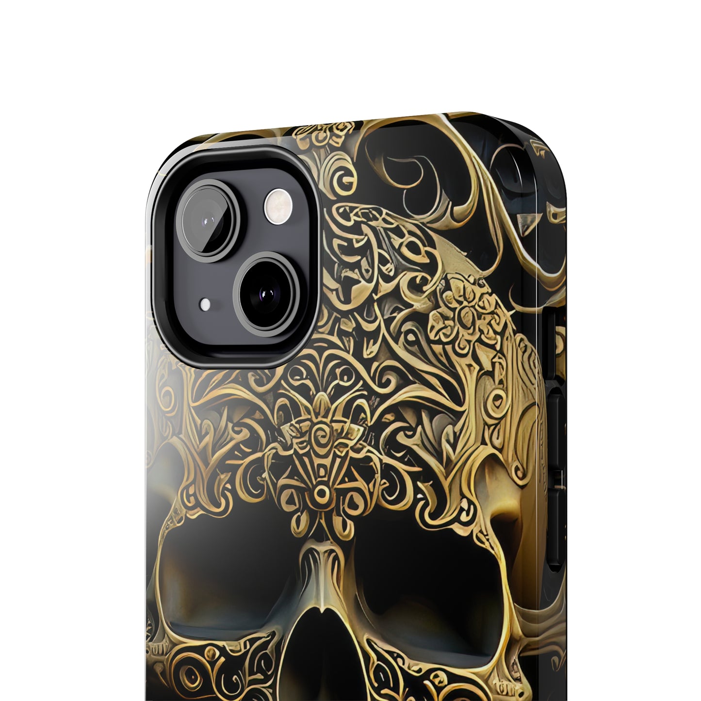 Metallic Chrome Skulls and classic Designed 4 Tough Phone Cases