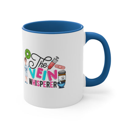 Nurse, Rn, Female , The Vein Whisperer, Coffee Mug, 11oz