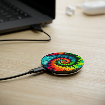 Bold And Beautiful Tie Dye Style 3 Magnetic Induction Charger