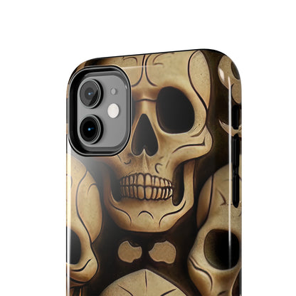 Metallic Chrome Skulls and classic Designed 19 Tough Phone Cases