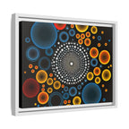 Harmonic Orbits, Matte Canvas, Framed (Multi-color)