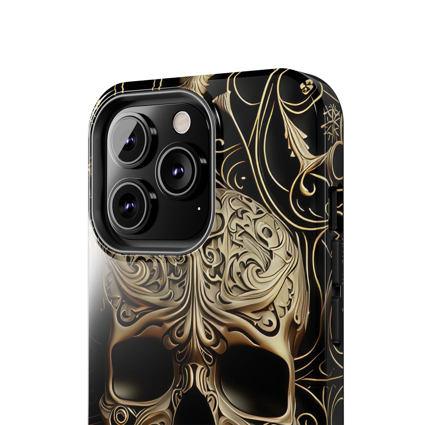 Metallic Chrome Skulls and Classic Designed 8 Tough Phone Cases