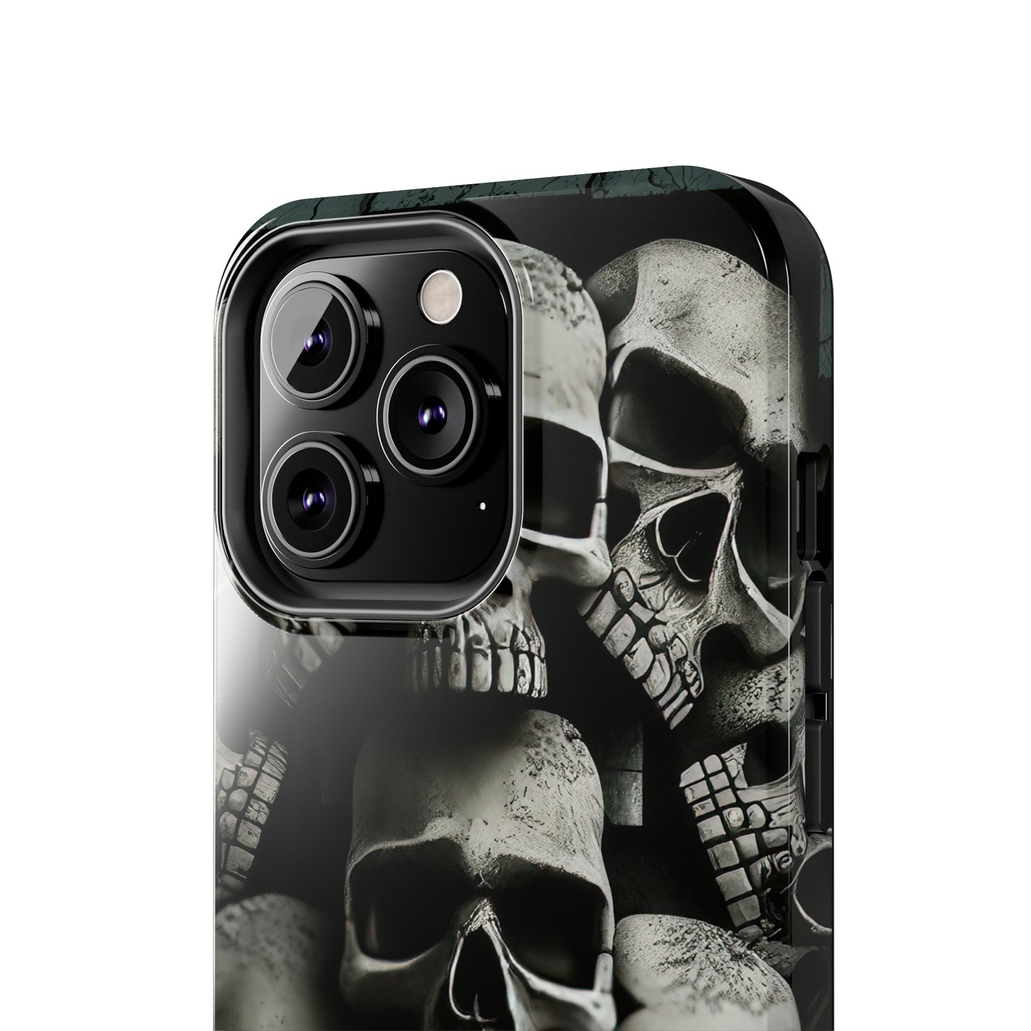 Metallic Chrome Skulls and classic Designed 11 Tough Phone Cases