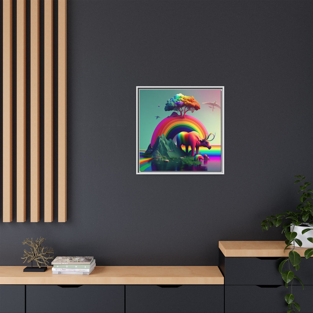 Sanctuary of Color, Art Print — Colorful Modern Wall Canvas