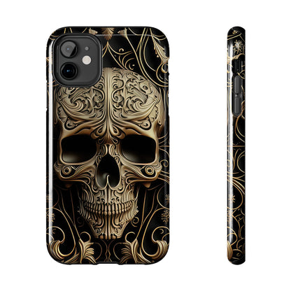 Metallic Chrome Skulls and Classic Designed 8 Tough Phone Cases