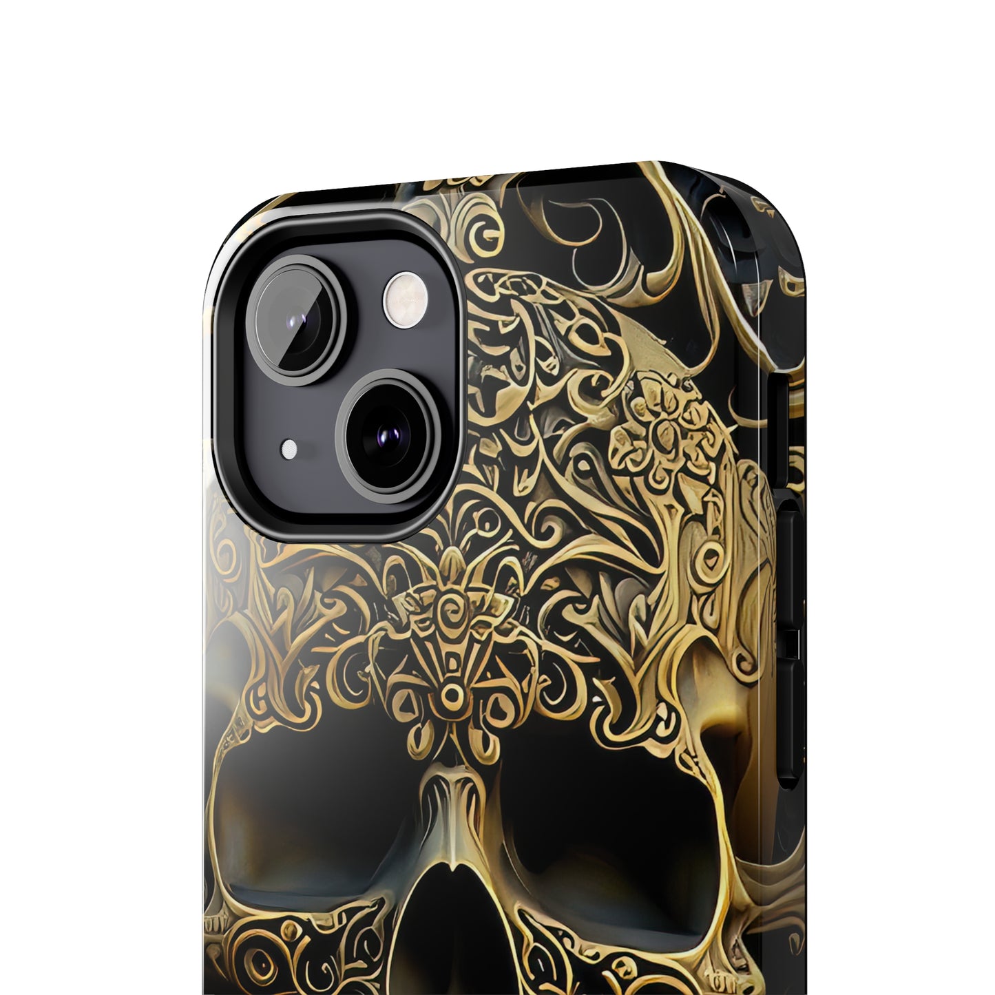 Metallic Chrome Skulls and classic Designed 4 Tough Phone Cases