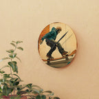 Skateboarding Anytime Style 1 Wall Clock