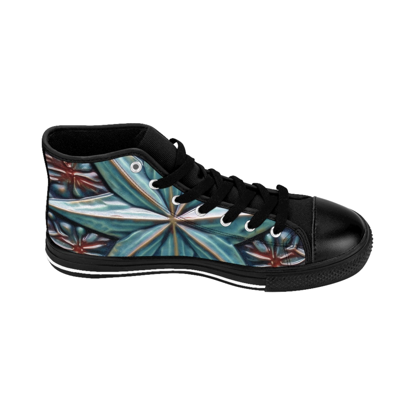 Beautiful Stars Abstract Star Style Blue And Red Men's Classic Sneakers