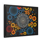 Harmonic Orbits, Matte Canvas, Framed (Multi-color)