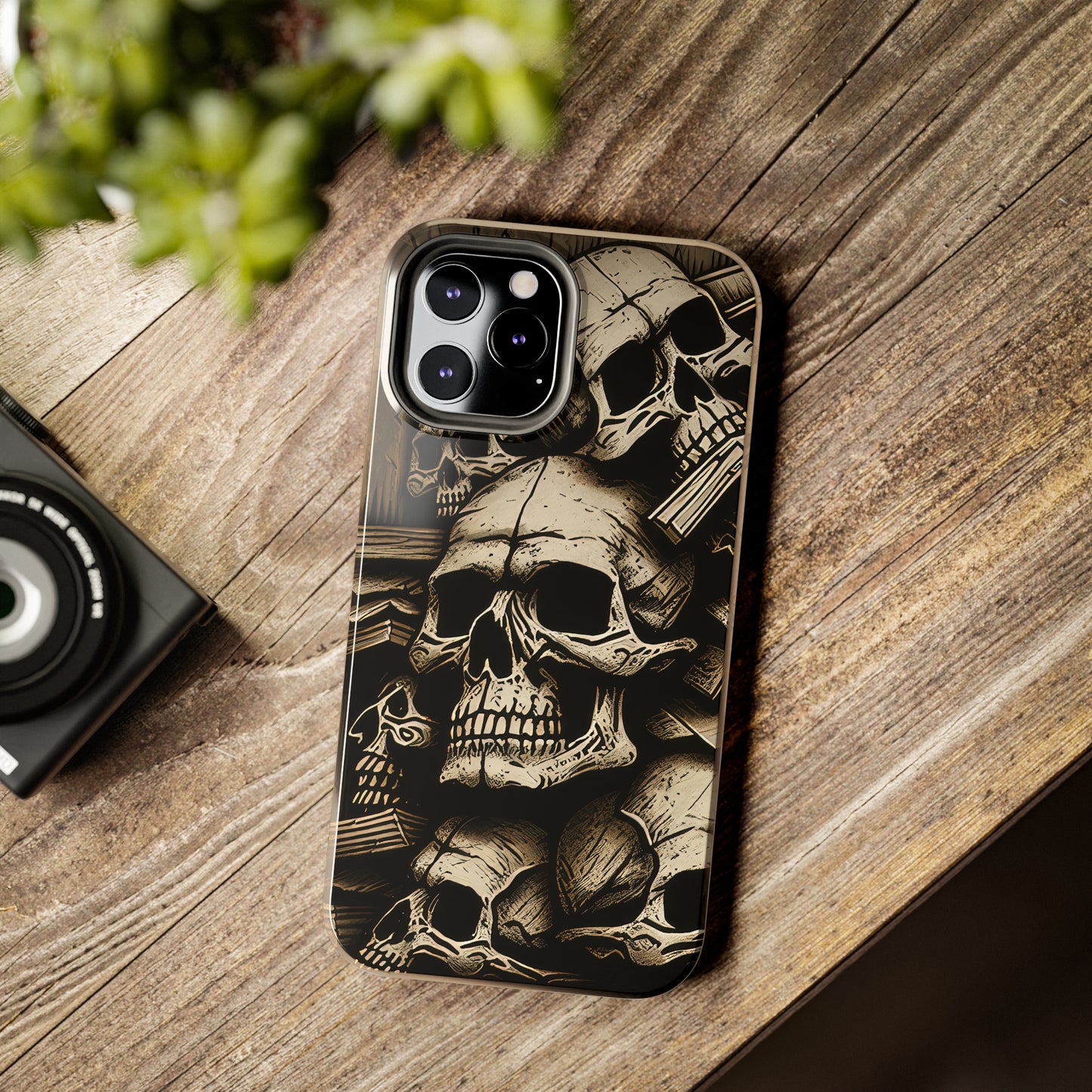 Metallic Chrome Skulls and classic Designed 14 Tough Phone Cases