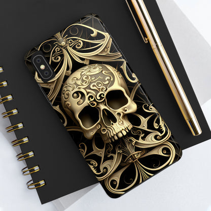 Metallic Chrome Skulls and classic Designed 7 Tough Phone Cases