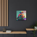 Sanctuary of Color, Art Print — Colorful Modern Wall Canvas
