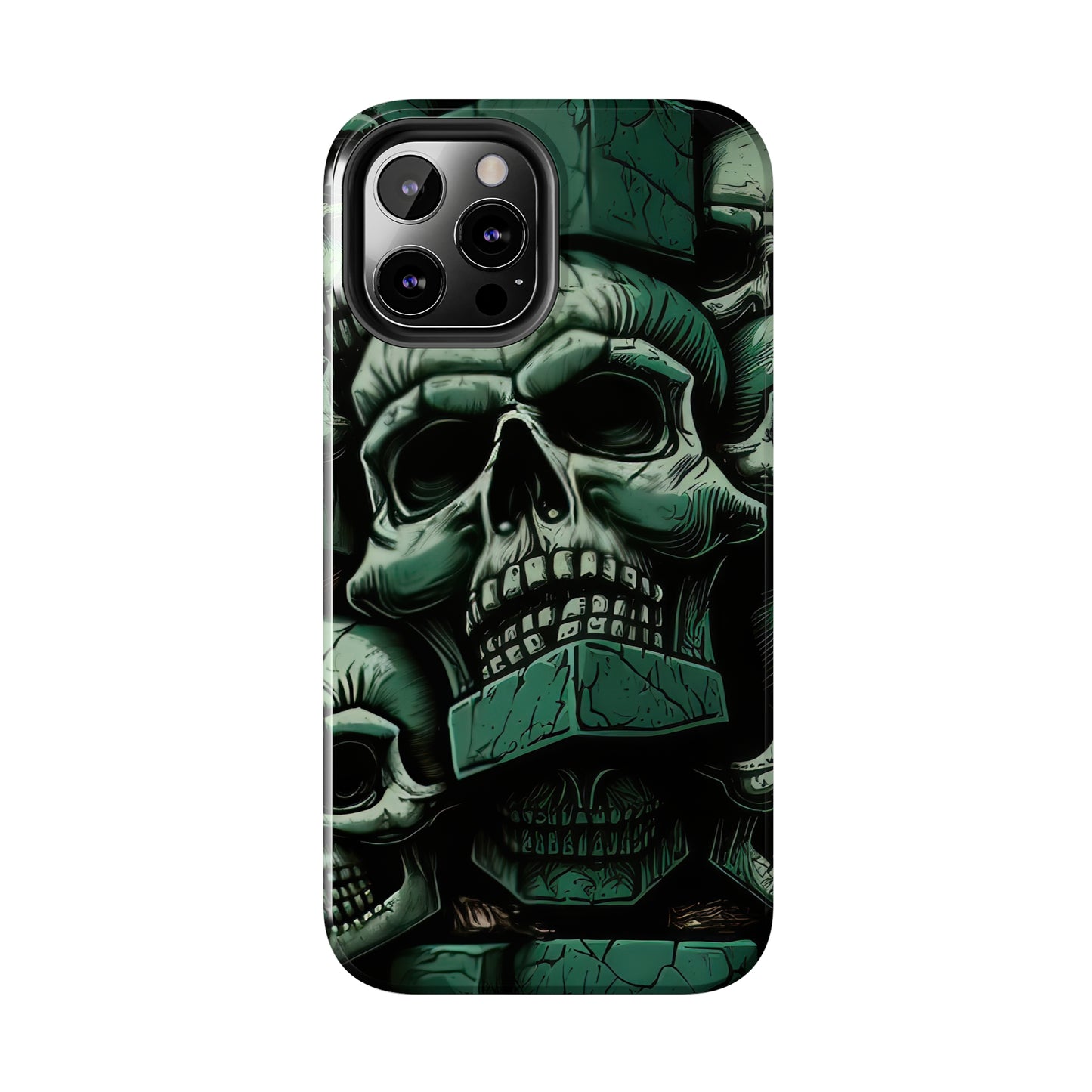 Metallic Chrome Skulls and classic Designed 15 Tough Phone Cases