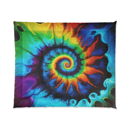 Bold And Beautiful Tie Dye Style One Comforter