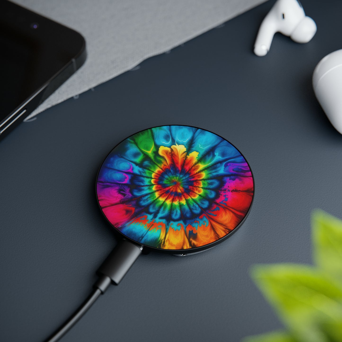 Bold And Beautiful Tie Dye Style 2 Magnetic Induction Charger