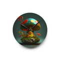 Hippie Mushroom Color Candy Style Design Style 3 Acrylic Wall Clock
