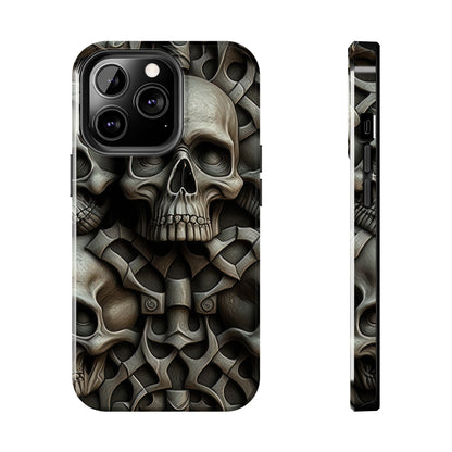 Metallic Chrome Skulls and classic Designed 19 Tough Phone Cases