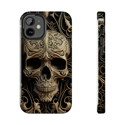 Metallic Chrome Skulls and Classic Designed 8 Tough Phone Cases