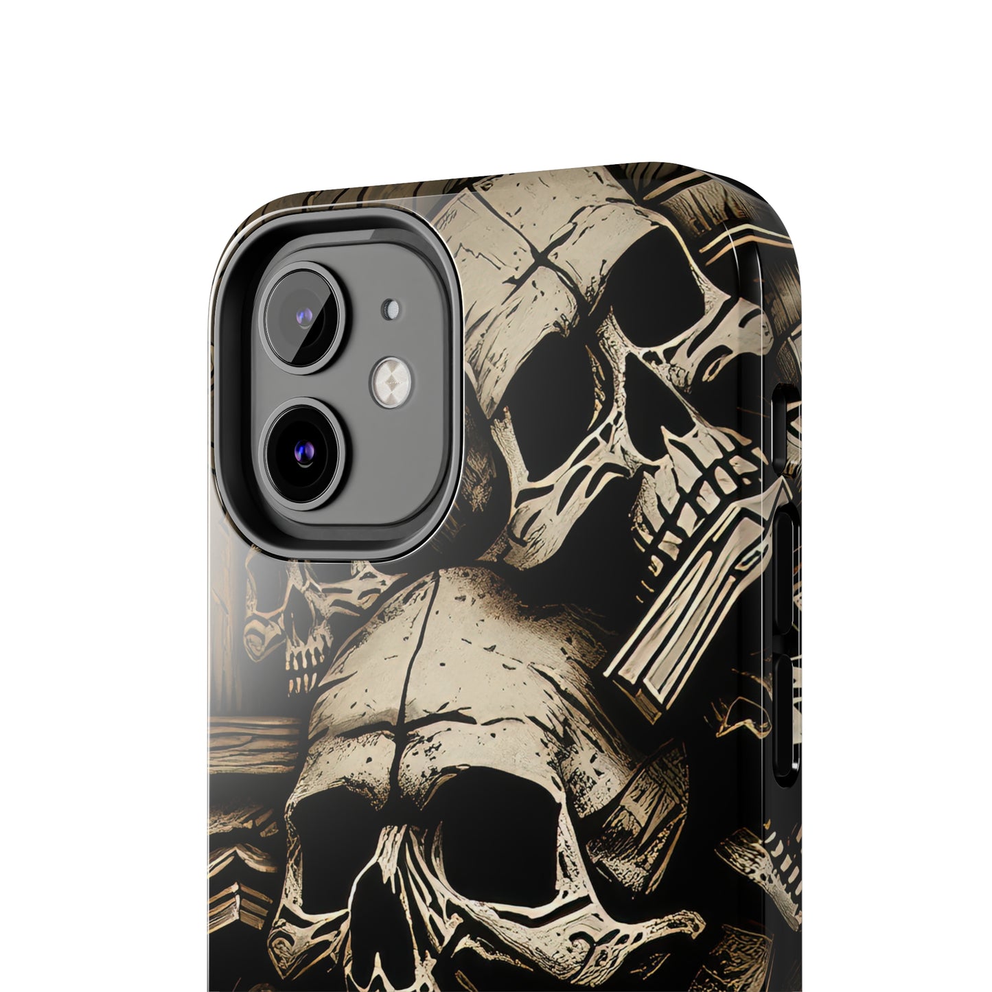 Metallic Chrome Skulls and classic Designed 14 Tough Phone Cases