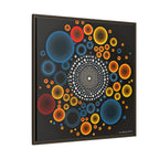Harmonic Orbits, Matte Canvas, Framed (Multi-color)