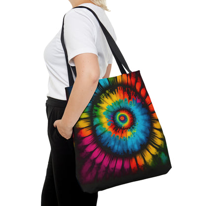 Bold And Beautiful Tie Dye Style Four Tote Bag (AOP)