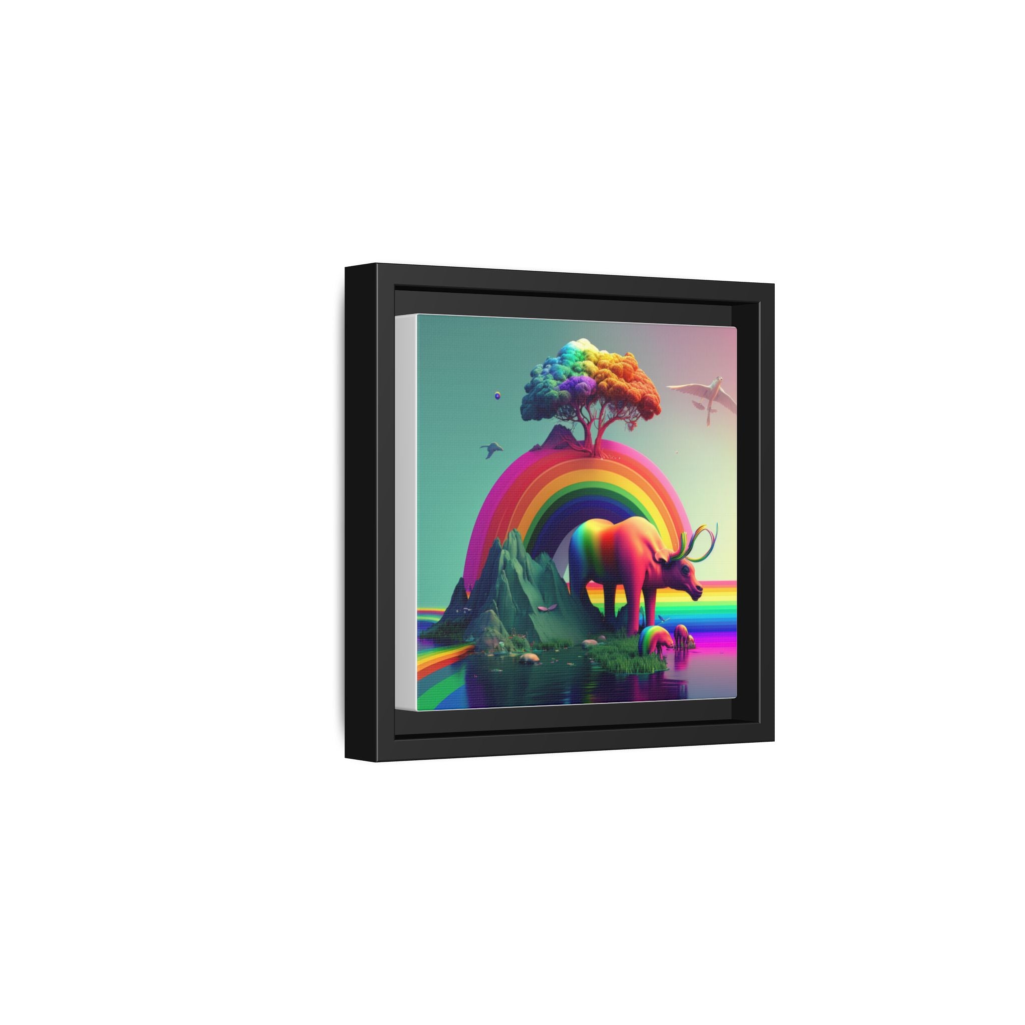 Sanctuary of Color, Art Print — Colorful Modern Wall Canvas