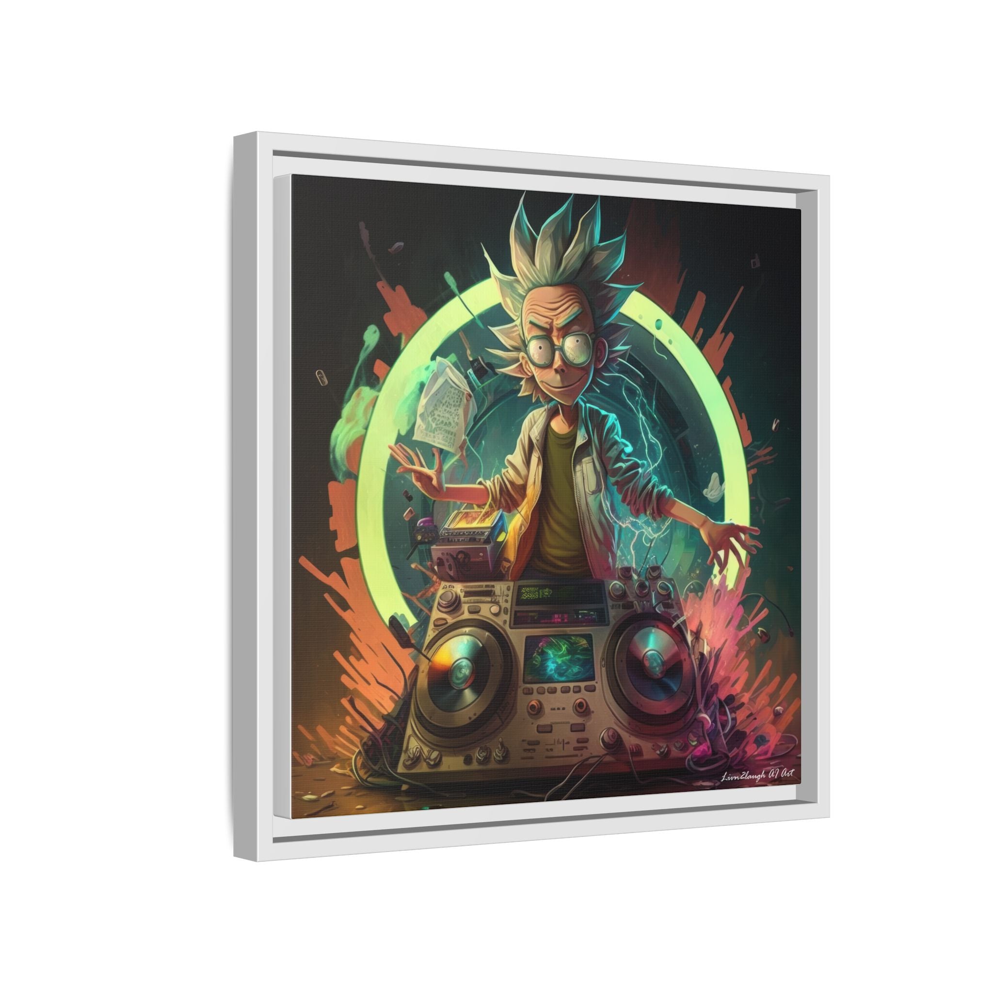 Frequency of Genius, Art Print — Colorful Modern Wall Canvas