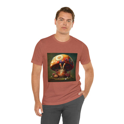 Hippie Mushroom Color Candy Style Design Style 8 Unisex Jersey Short Sleeve Tee