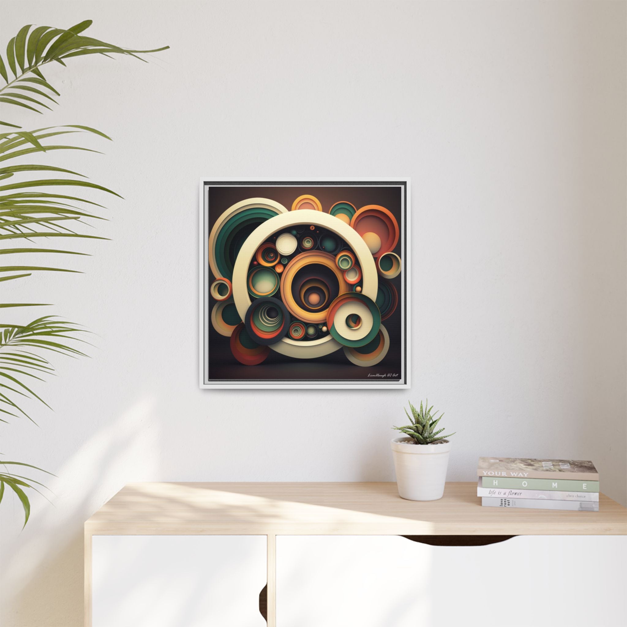 Inner Resonance, Art Print — Colorful Modern Wall Canvas