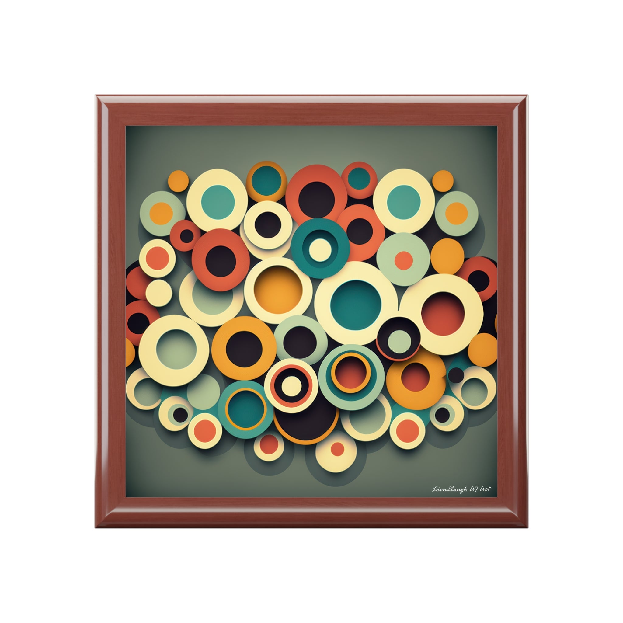 Gathered Circles, Jewelry- Stash -Collection Box