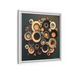 Concentric Harmony, Art Print — Colorful Modern Wall Canvas