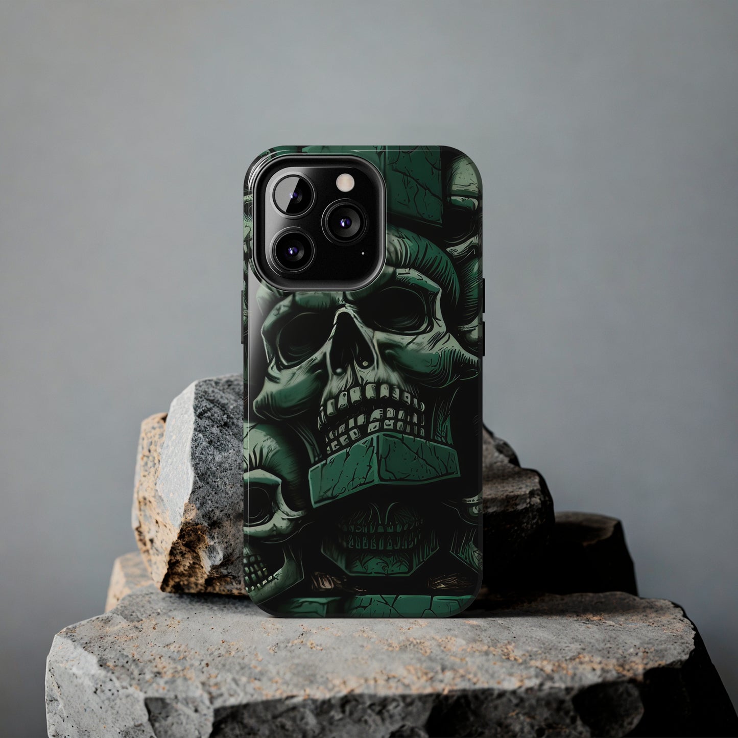 Metallic Chrome Skulls and classic Designed 15 Tough Phone Cases