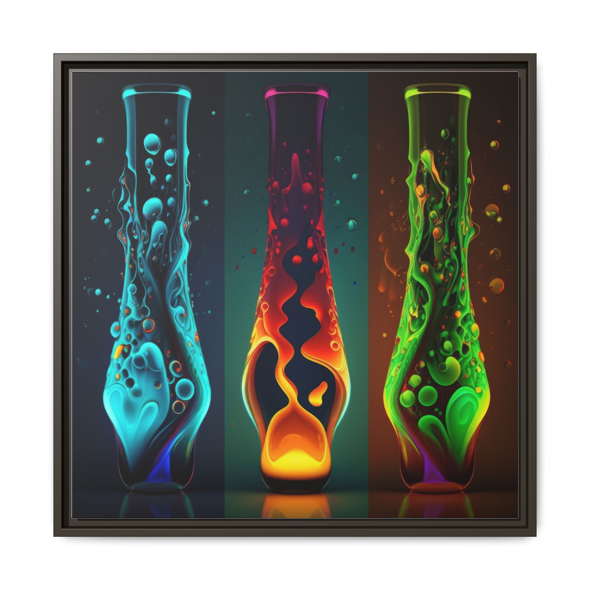 Three States of Flow, Art Print — Colorful Modern Wall Canvas