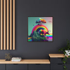 Sanctuary of Color, Art Print — Colorful Modern Wall Canvas