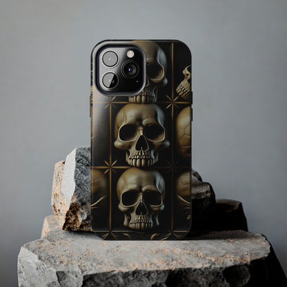 Metallic Chrome Skulls and classic Designed 19 Tough Phone Cases