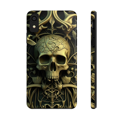 Metallic Chrome Skulls and classic Designed 3 Tough Phone Cases