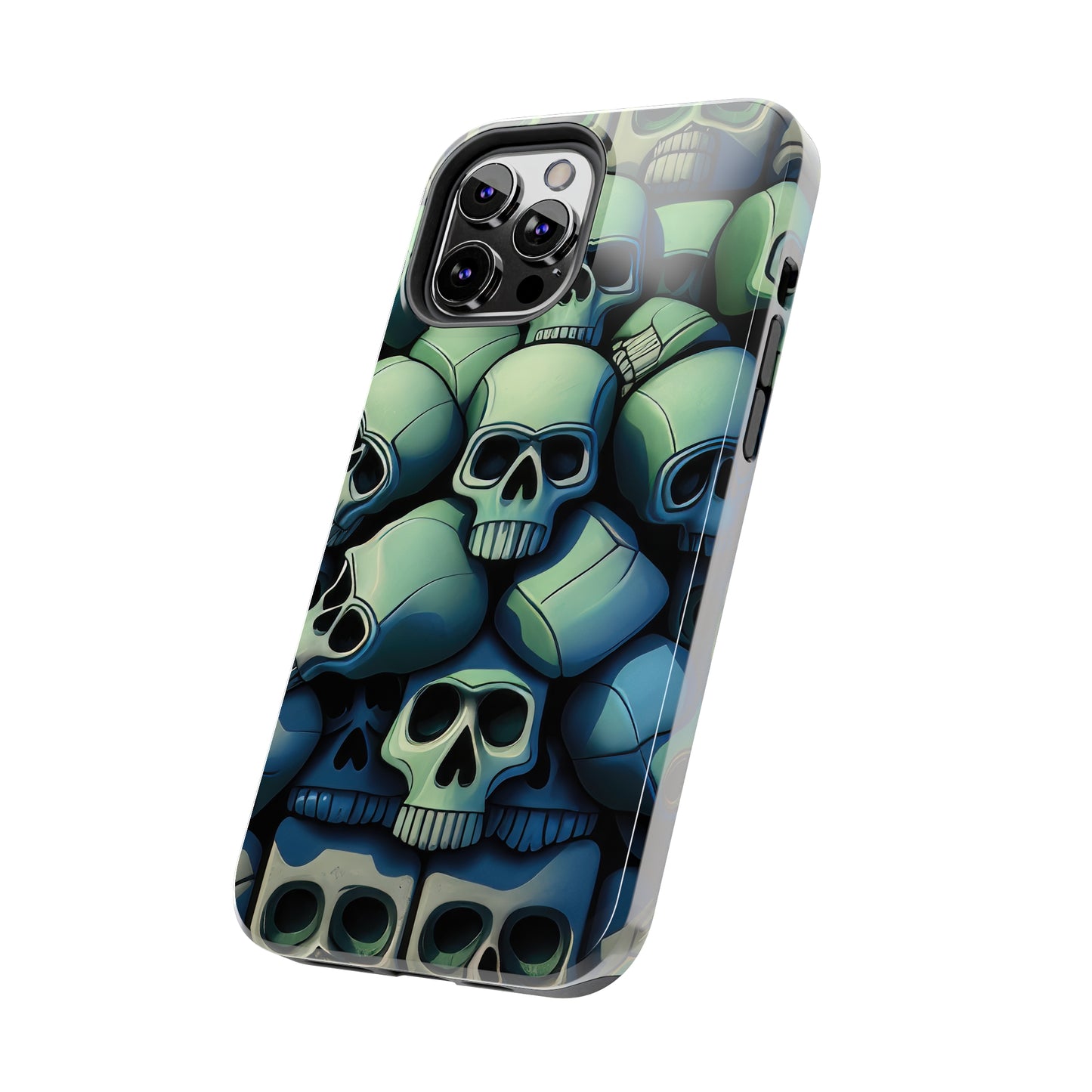 Metallic Chrome Skulls and classic Designed 10 Tough Phone Cases