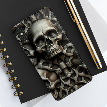 Metallic Chrome Skulls and classic Designed 19 Tough Phone Cases