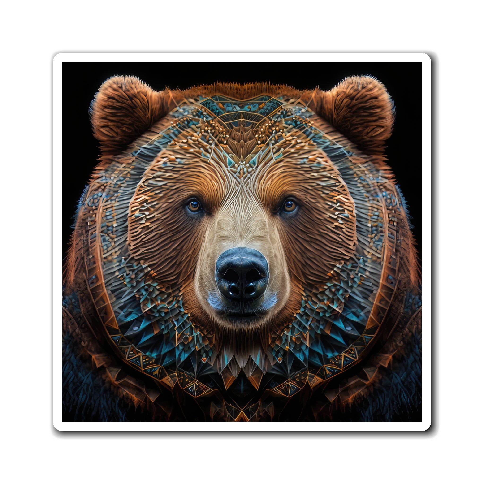 Magnificent Navajo Bear Style Five Magnets