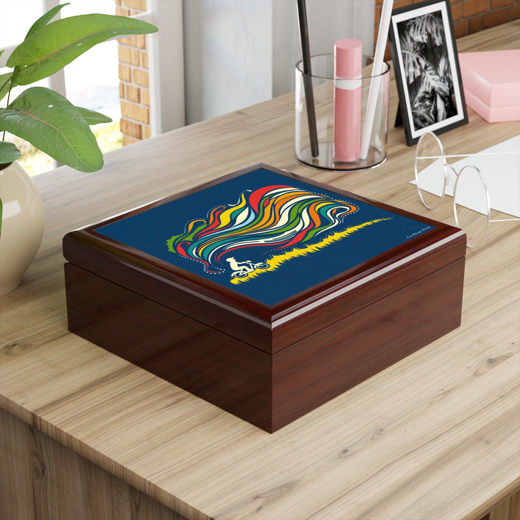 “Ride the Rainbow”, Jewelry- Stash- Collection Box