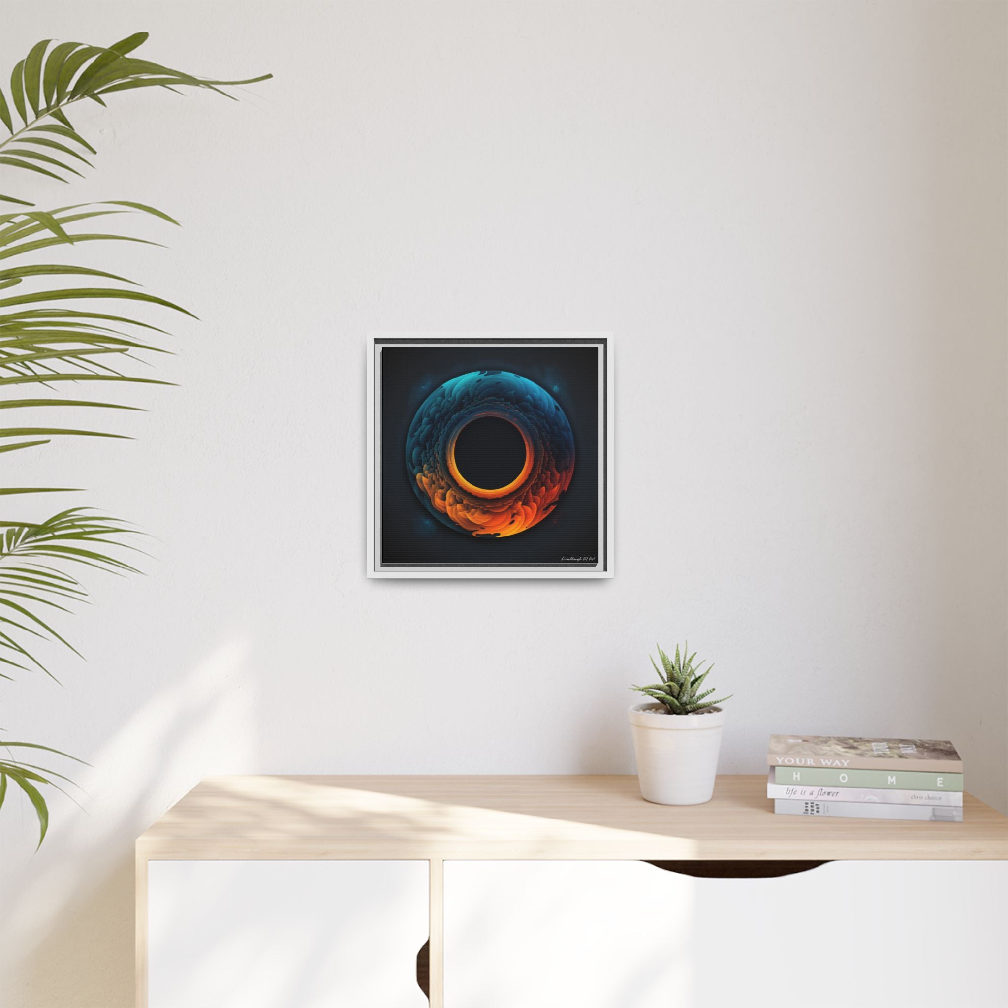 Molten Silence, Art Print — Colorful Modern Wall Canvas